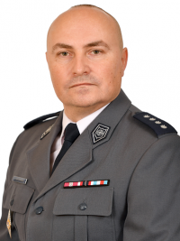 Zastępca Dowódcy OPP w Szczecinie nadkom. Sebastian Szczepaniak